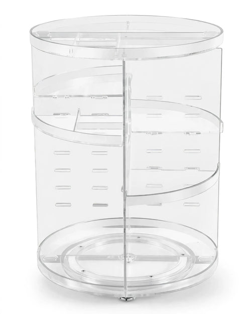 360° Rotating Makeup Organizer – Large Capacity Acrylic Cosmetic Storage Box